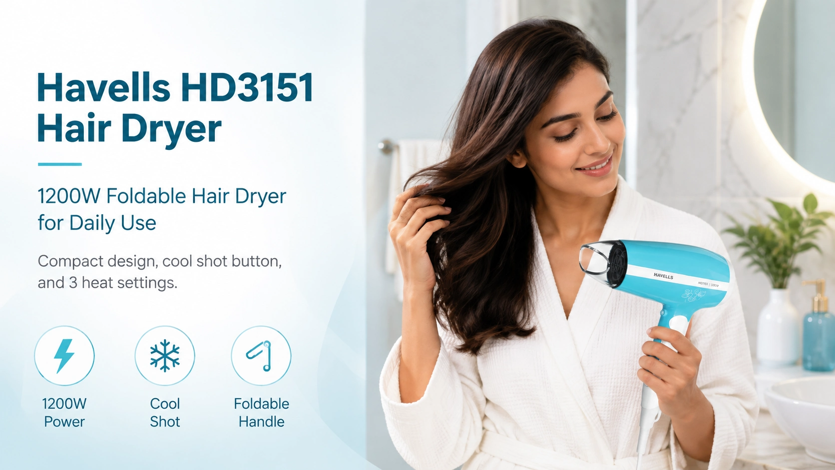 You are currently viewing Havells HD3151 Hair Dryer for Daily Use – Compact, Foldable and Powerful Enough?