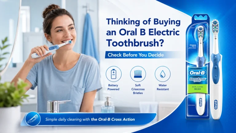 Oral B electric toothbrush