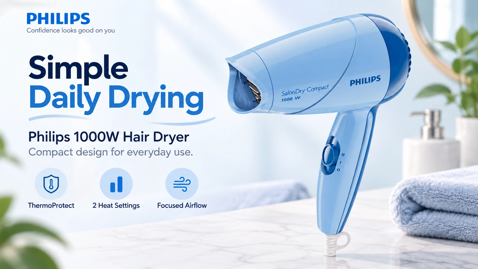 You are currently viewing Looking for Simple Daily Drying? Check What Philips 1000W Can Do